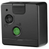 Sleek Black Travel Alarm Clock with Snooze