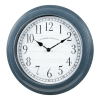 La Crosse Clock 16-inch Everly Gray Quartz Analog Wall Clock, 404-3841B - La Crosse Technology