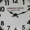DecMode 16" White Metal Wall Clock - DecMode