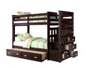 ACME Allentown Bunk Bed (Twin/Twin & Storage) in Espresso 10170W - as Pic
