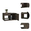 Tualatin 2-Shelf Coffee Table Dark Walnut - as Pic