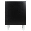 Daniel Accent Table with 3 Drawers; Black Finish - 20933
