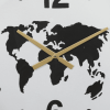DecMode 26 x 24 In. Gold Metal Vintage Wall Clock - DecMode