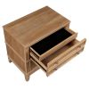 Hazel 3-Drawer Hazel 3-Drawer Side Table for Living Room, Hallway, Entryway(Old SKU:WF195778AAD) - as Pic