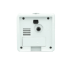Seiko Gatsby Bedside Alarm Clock, White, Quartz, Analog, QHE082WLH - Seiko
