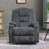 EMON'S Large Power Lift Recliner Chair with Massage and Heat for Elderly, Overstuffed Wide Recliners, Heavy Duty Motion Mechanism with USB and Type C