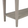 TREXM Classic Retro Style Console Table with Three Top Drawers and Open Style Bottom Shelf, Easy Assembly (Gray Wash) - as Pic