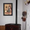"God and Country" By Billy Jacobs, Printed Wall Art, Ready To Hang Framed Poster, Black Frame - as Pic