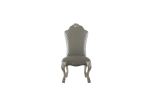 ACME Dresden Side Chair (Set-2), Vintage Bone White & PU 68172 - as Pic