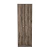 Ottawa 2 Piece Kitchen Set, Kitchen Island + Pantry Cabinet , Dark Brown - Dark Brown