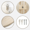 Designart 'Close Up Agate Stone ' Modern Wood Wall Clock - Designart
