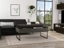 Suffolk Rectangle Lift Top Coffee Table Carbon Espresso - as Pic
