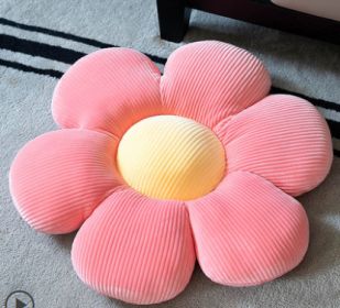Bed and Breakfast Cushion Small Daisy Petal Cushion (Option: Flower 6petals pink-80cm)