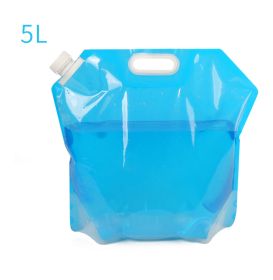 PVC Outdoor Camping Hiking Foldable Portable Water Bags Container (Option: 5L)