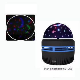 Starry Sky Empty Aurora Water Pattern Atmosphere Projection Stage Lights (Option: 4W-Starry Sky)